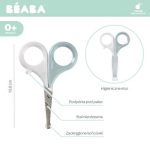 Beaba Nożyczki do paznokci w etui Green Blue - obrazek 2