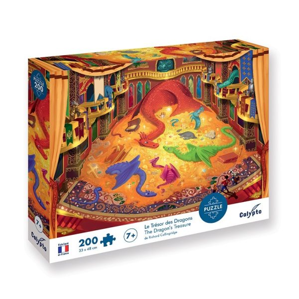 Calypto: Puzzle 200 el. SKARB SMOKÓW