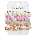 Rockahula Kids: gumki scrunchie do włosów Rainbow Hearts