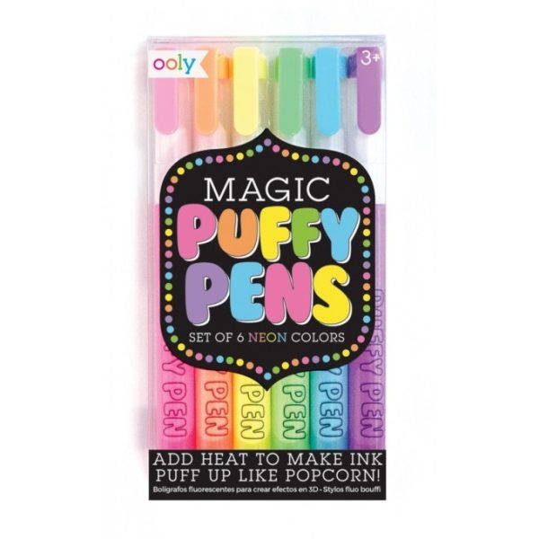Ooly: magiczne puchnące flamastry z efektem 3D Magic Puffy