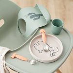 Done by Deer Talerz Silikonowy dla Dziecka Lama Lalee - obrazek 2