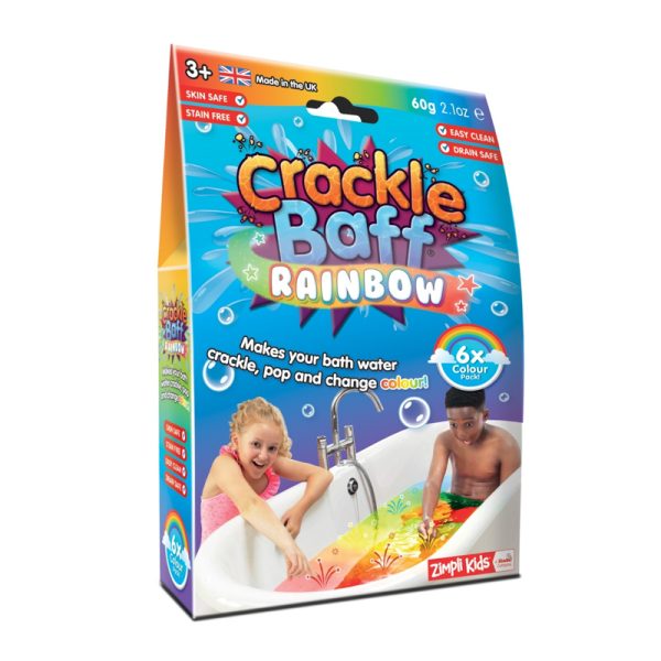 Zimpli Kids: strzelający proszek do kąpieli Crackle Baff Colours