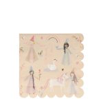 Meri Meri: KSIĘŻNICZKI - SERWETKI URODZINOWE 16 szt.