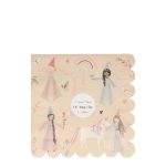 Meri Meri: KSIĘŻNICZKI - SERWETKI URODZINOWE 16 szt. - obrazek 3