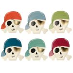 Meri Meri: PIRACI - Papierowe talerze imprezowe 8 szt.