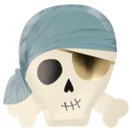 Meri Meri: PIRACI - Papierowe talerze imprezowe 8 szt. - obrazek 7