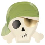 Meri Meri: PIRACI - Papierowe talerze imprezowe 8 szt. - obrazek 6