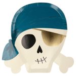 Meri Meri: PIRACI - Papierowe talerze imprezowe 8 szt. - obrazek 5