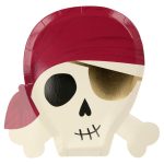 Meri Meri: PIRACI - Papierowe talerze imprezowe 8 szt. - obrazek 4