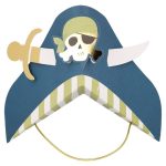 Meri Meri: PIRACI - CZAPECZKI papierowe 8 szt. - obrazek 5