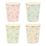 Meri Meri: Ladurée Paris FLORAL - kubeczki imprezowe 8 szt.