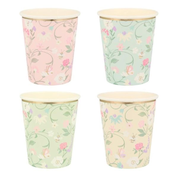 Meri Meri: Ladurée Paris FLORAL - kubeczki imprezowe 8 szt.