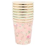 Meri Meri: Ladurée Paris FLORAL - kubeczki imprezowe 8 szt. - obrazek 3