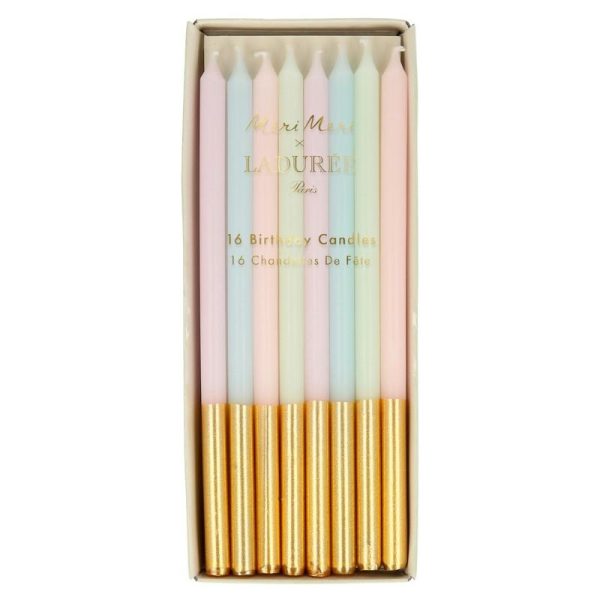 Meri Meri: Ladurée Paris - świeczki na tort 16 szt.