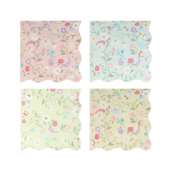 Meri Meri: Ladurée Paris FLORAL - serwetki imprezowe 16 szt.