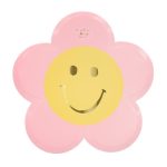 Meri Meri: HAPPY - Papierowe talerze KWIATKI 8 szt. - obrazek 3
