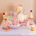 Meri Meri: Świeczki na tort GWIAZDKI róż 16 szt. - obrazek 2