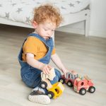BIGJIGS: drewniana MINI ŚMIECIARKA - obrazek 3