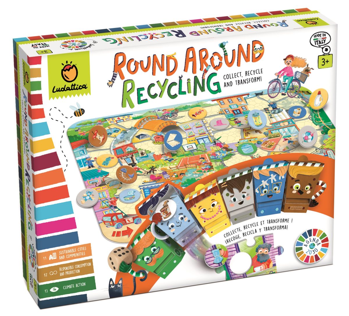 LUDATTICA: GRA planszowa AGENDA 2030 ”W CYKLU RECYKLINGU” ROUND AROUND RECYCLING - obrazek 1