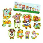 Djeco: Puzzle MAŁE I DUŻE NA FARMIE 16 el. - obrazek 2