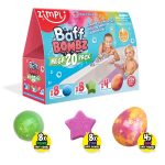 Zimpli Kids: musujące bomby do kąpieli zmieniające kolor wody Baff Bombz 20 szt. - obrazek 4