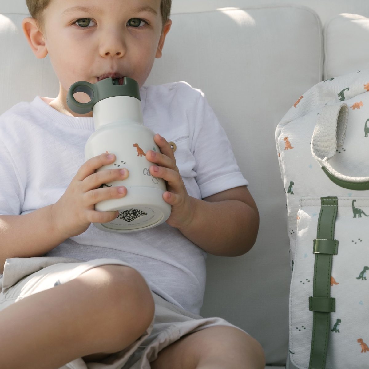 Citron: butelka termiczna ze stali nierdzewnej 250ml Dino - obrazek 2