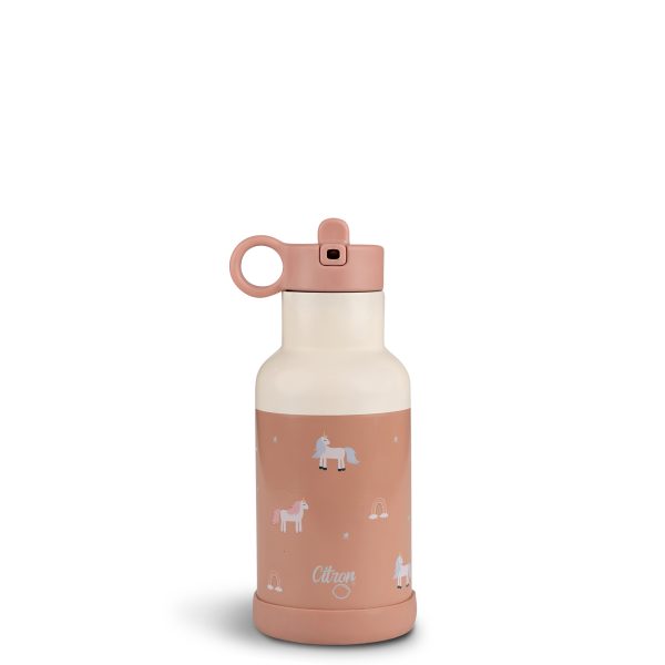 Citron: butelka termiczna ze stali nierdzewnej 350ml Unicorn Blush Pink