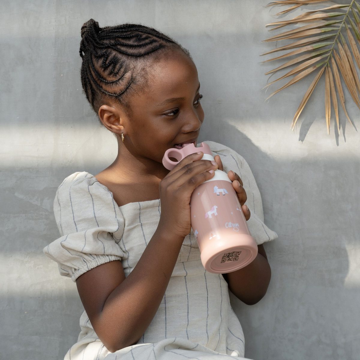 Citron: butelka termiczna ze stali nierdzewnej 350ml Unicorn Blush Pink - obrazek 2