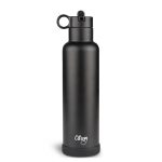 Citron: butelka termiczna ze stali nierdzewnej 750ml Black