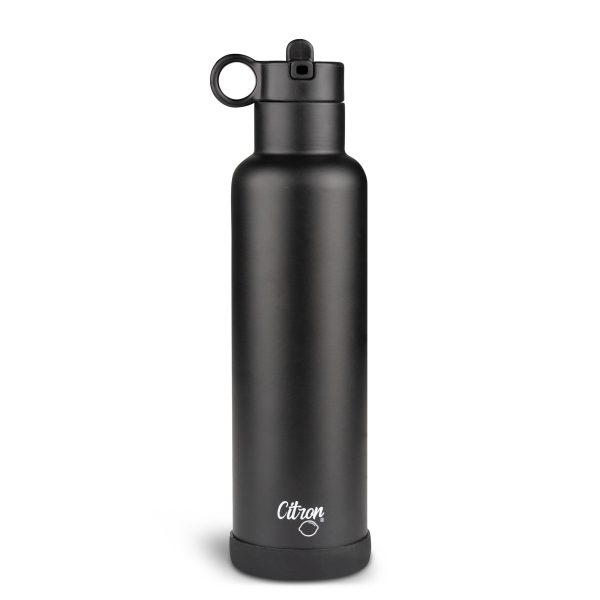 Citron: butelka termiczna ze stali nierdzewnej 750ml Black