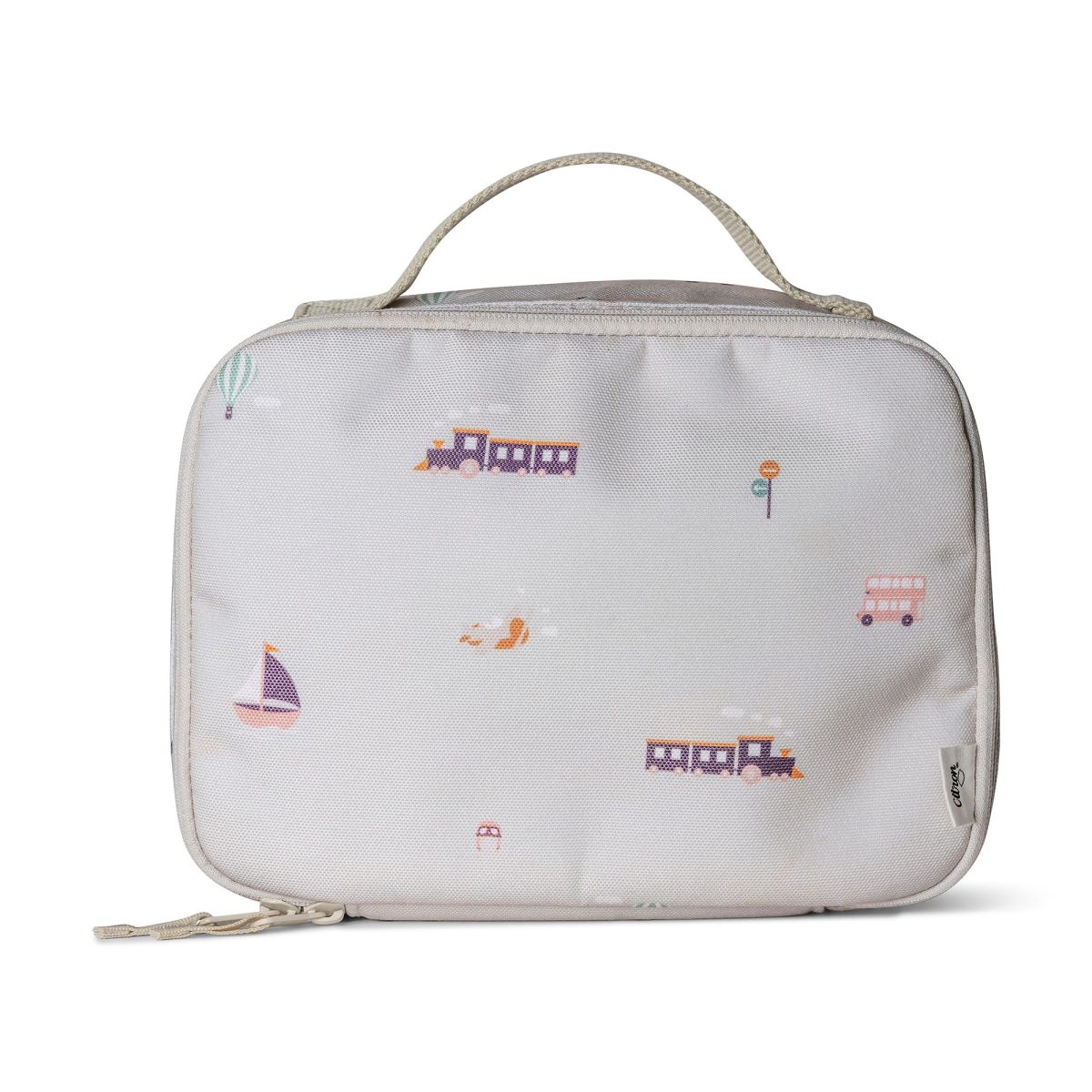 Citron: kwadratowy lunchbag / śniadaniówka Samochody - obrazek 1