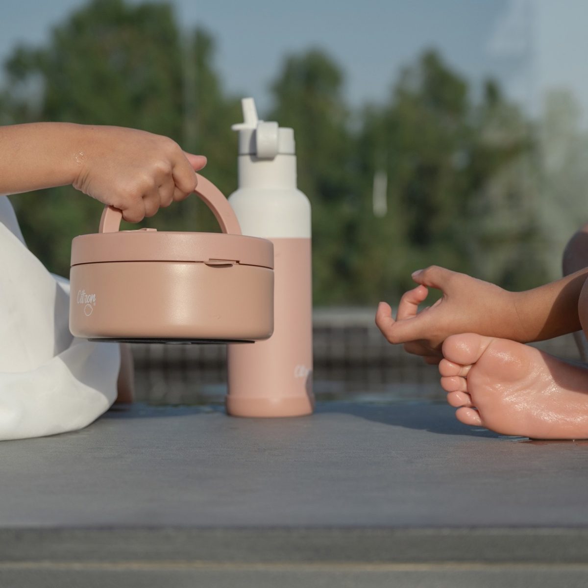 Citron: termos obiadowy z podziałką 400ml Blush Pink - obrazek 2