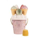 Little Dutch: wiaderko do piasku z lodami Pink Ocean Dreams