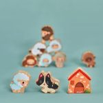 Janod: Nawlekanka z drewnianymi owieczkami Farma 2+ - obrazek 3