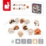 Janod: Nawlekanka z drewnianymi owieczkami Farma 2+ - obrazek 6