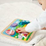Janod: puzzle drewniane układanka 3D Pojazdy 18 m+ - obrazek 2