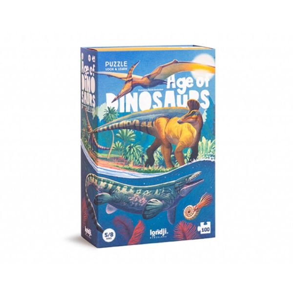 Londji: Puzzle + gra obserwacyjna ERA DINOZAURÓW 100 EL.