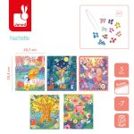 Janod: zestaw kreatywny mini ozdoby Tajemniczy Ogród 7+ - obrazek 4