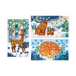 Janod: zestaw kreatywny Mozaika Piękna Zima 5+ - obrazek 2