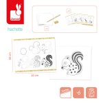 Janod: zestaw kreatywny rysowanie krok po kroku Zwierzęta 6+ - obrazek 3