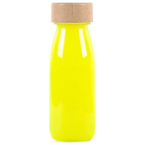 Petit Boum: butelka sensoryczna FLOAT NEON żółta