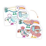 Djeco: Magiczne kolorowanki - DZIKIE RODZINKI 3+ - obrazek 2