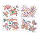 Djeco: Magiczne kolorowanki - DZIKIE RODZINKI 3+ - obrazek 3