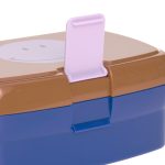 Lassig: zestaw lunchbox + butelka / bidon Little Gang Smile caramel/blue - obrazek 4