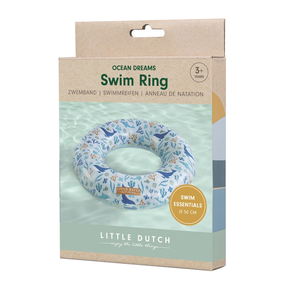 Little Dutch: koło do pływania Blue Ocean Dreams 50cm - obrazek 4