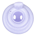 The Swim Essentials: dmuchane kółko treningowe dla dzieci Lila Leopard - obrazek 2