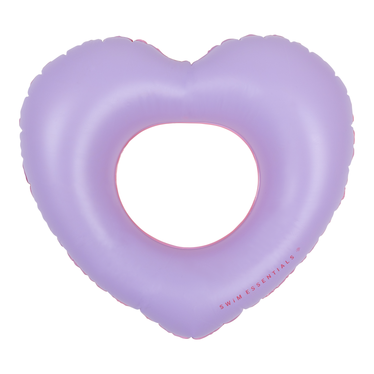 The Swim Essentials: dmuchane koło do pływania 55cm Heart Red-Purple - obrazek 1