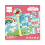 Scratch: magnetyczna gra Chińczyk ze spinnerem - Jednorożce