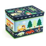 Djeco: Materiałowe pudełko siedzisko DROGA