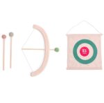 BS Toys, drewniany zestaw łuk i tarcza 5+